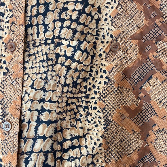 Vintage Metro Express Silk Blouse Sz M - Picture 3 of 6